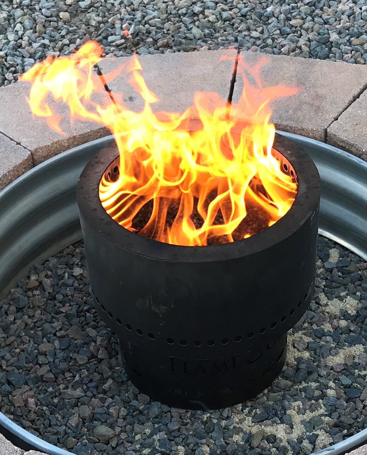 Outdoor Fire Pits And Fireplaces, Flame Genie Fire Pit